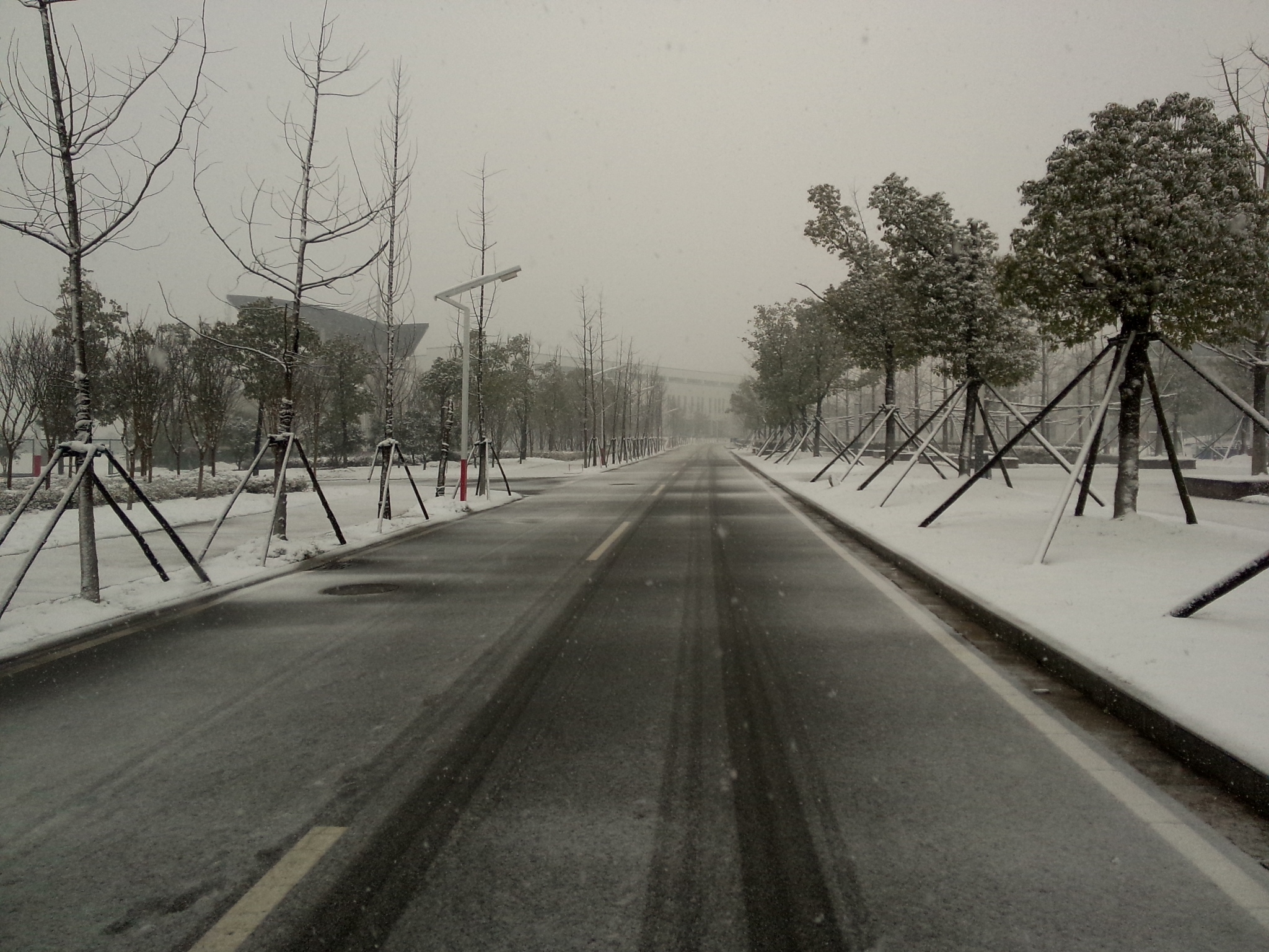 合肥工业大学宣城校区雪景【2016.1.22】