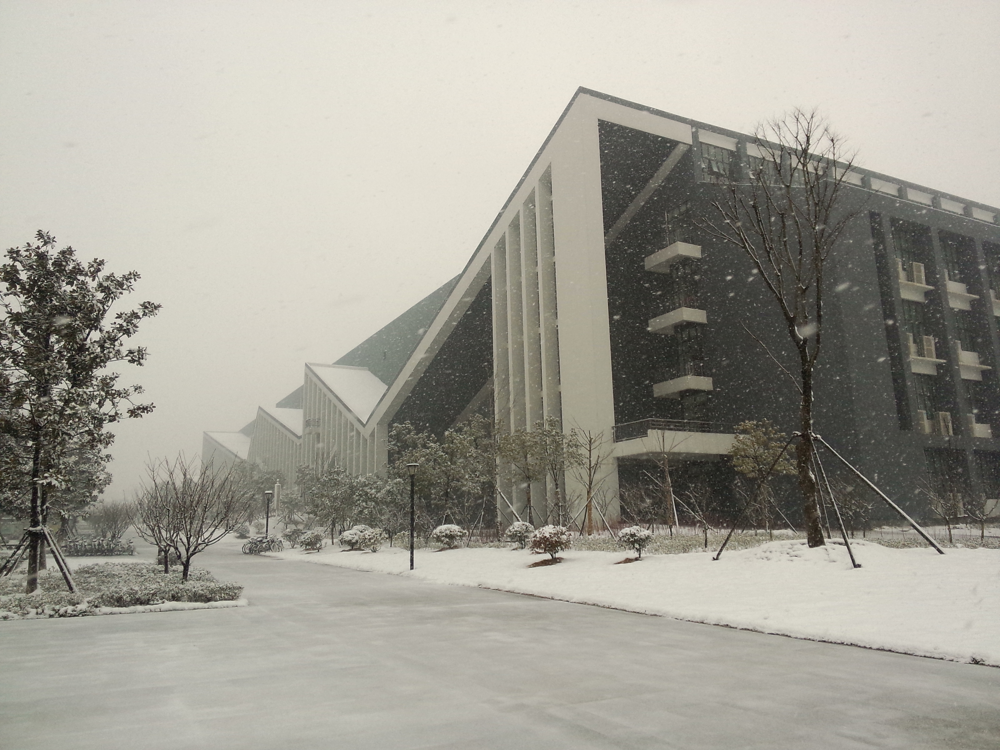 合肥工业大学宣城校区雪景【2016.1.22】