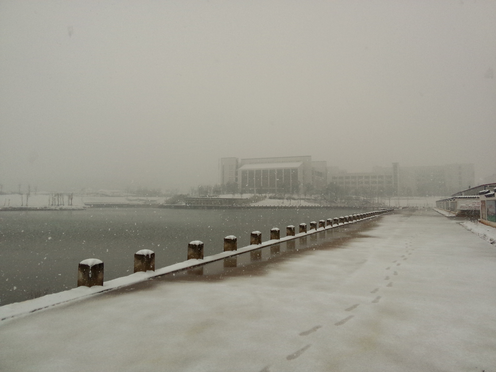 合肥工业大学宣城校区雪景【2016.1.22】