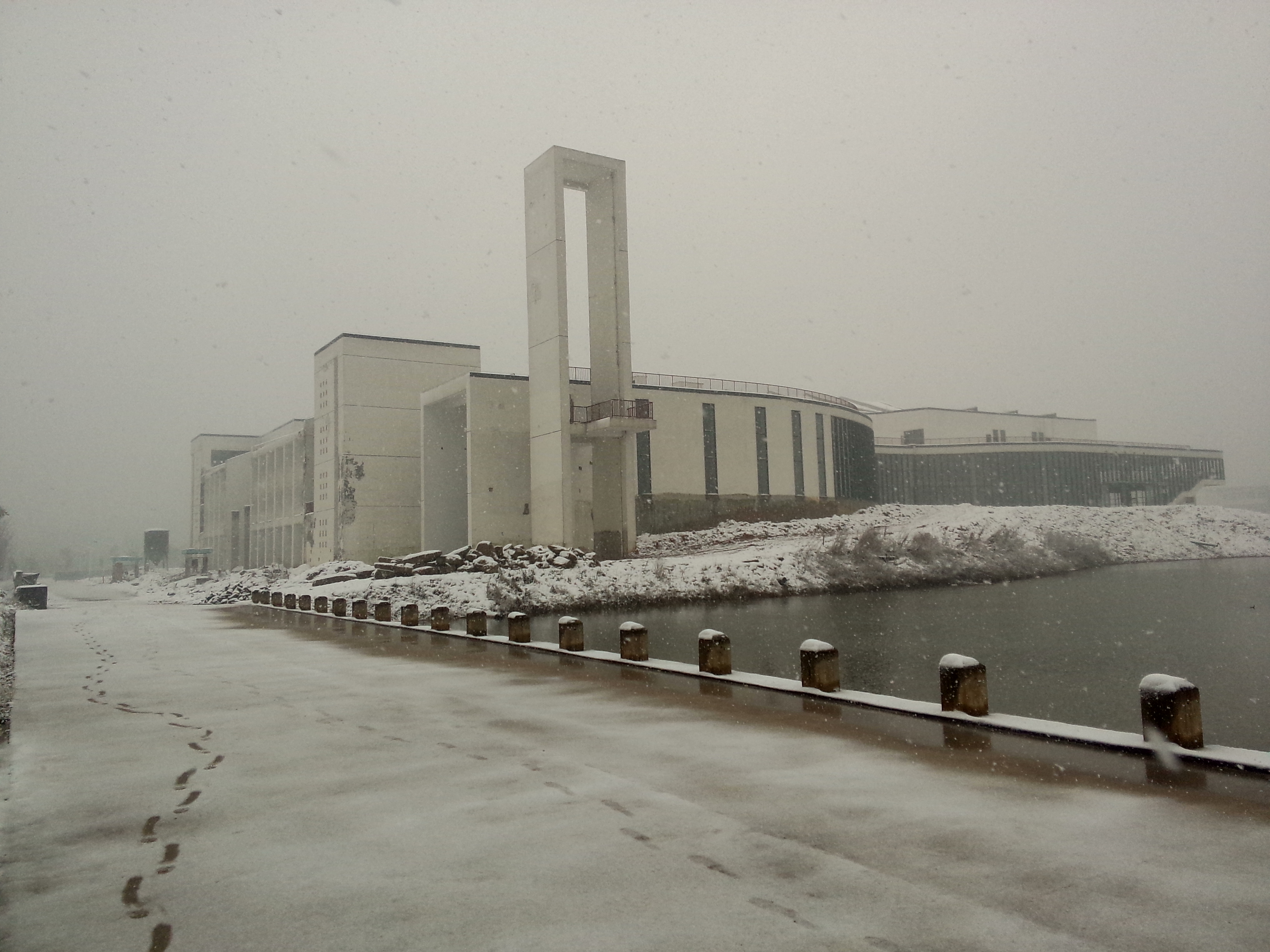 合肥工业大学宣城校区雪景【2016.1.22】