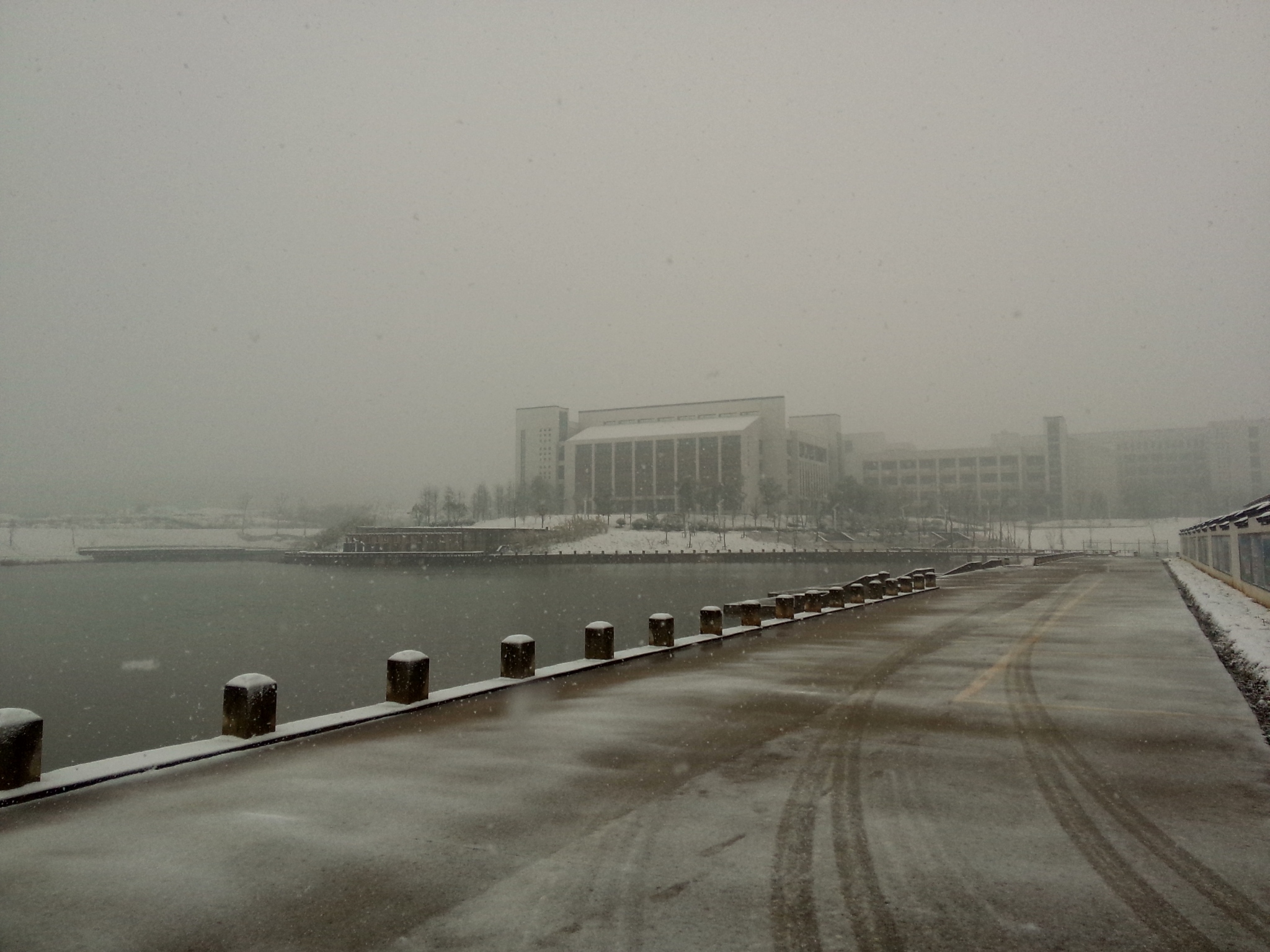 合肥工业大学宣城校区雪景【2016.1.22】