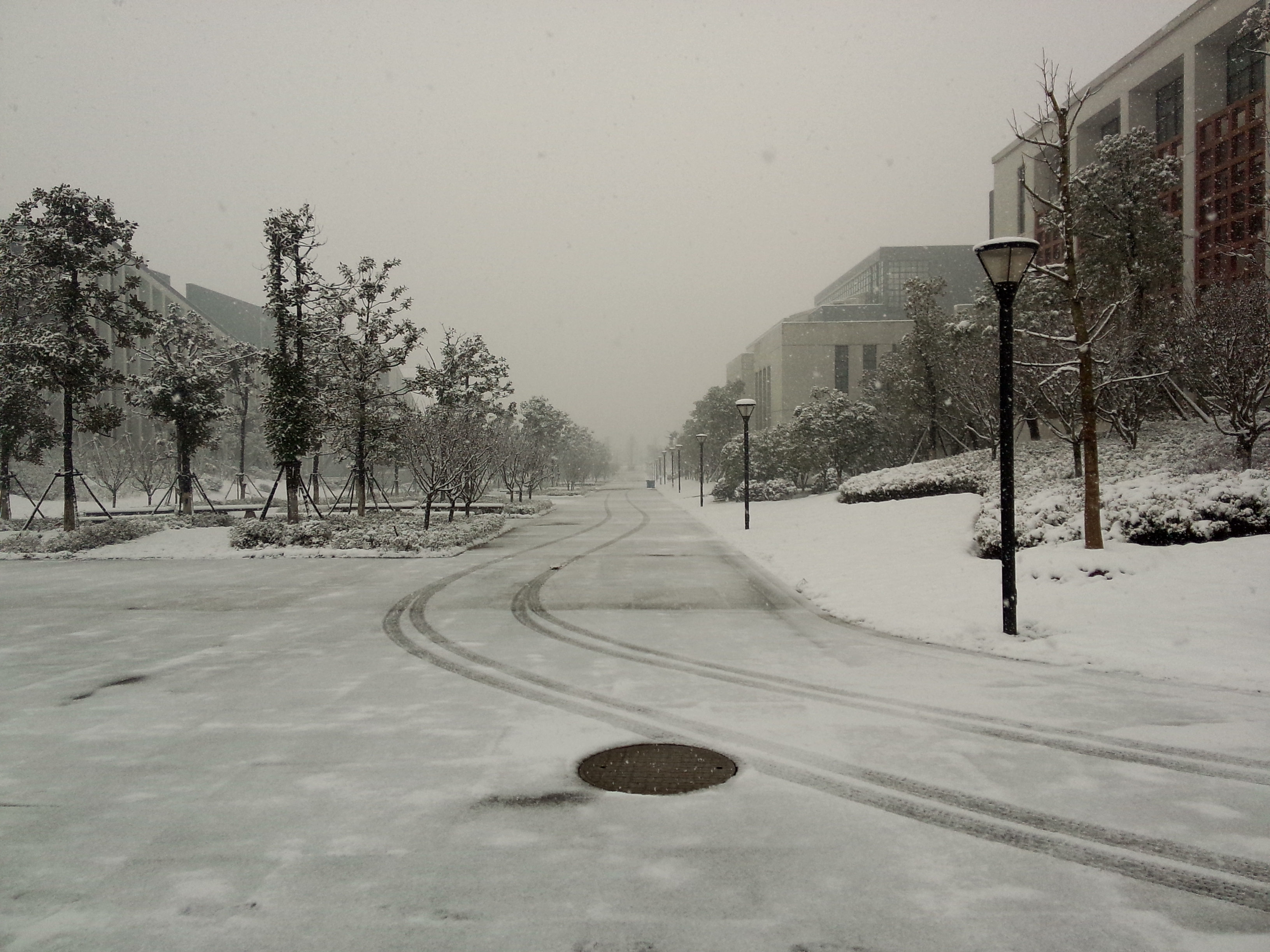 合肥工业大学宣城校区雪景【2016.1.22】