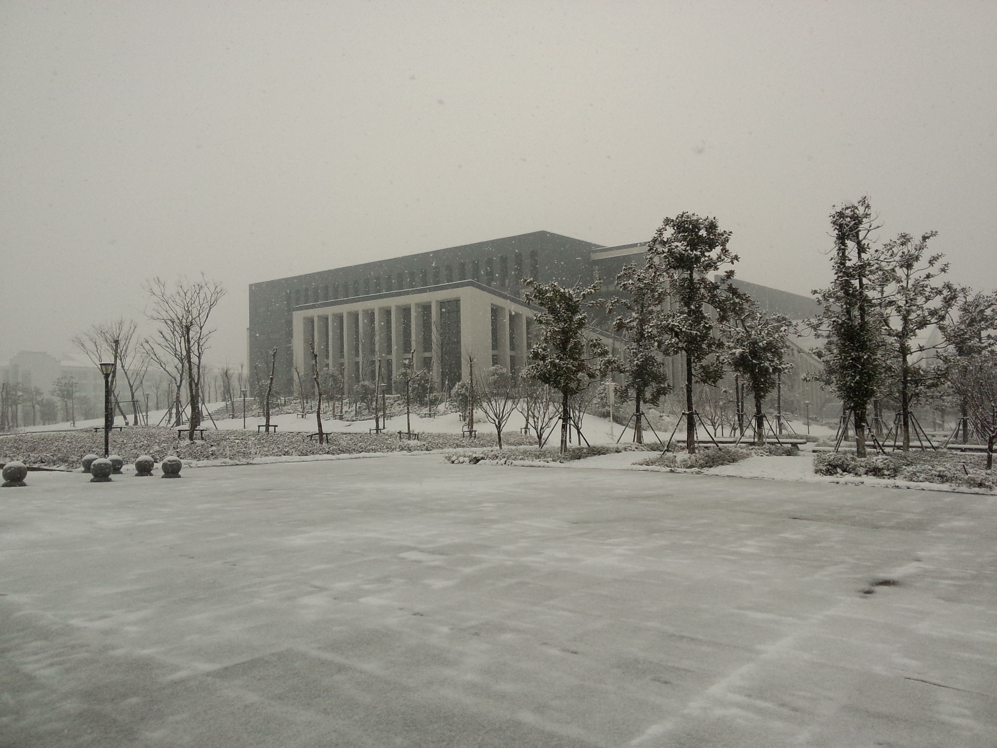 合肥工业大学宣城校区雪景【2016.1.22】