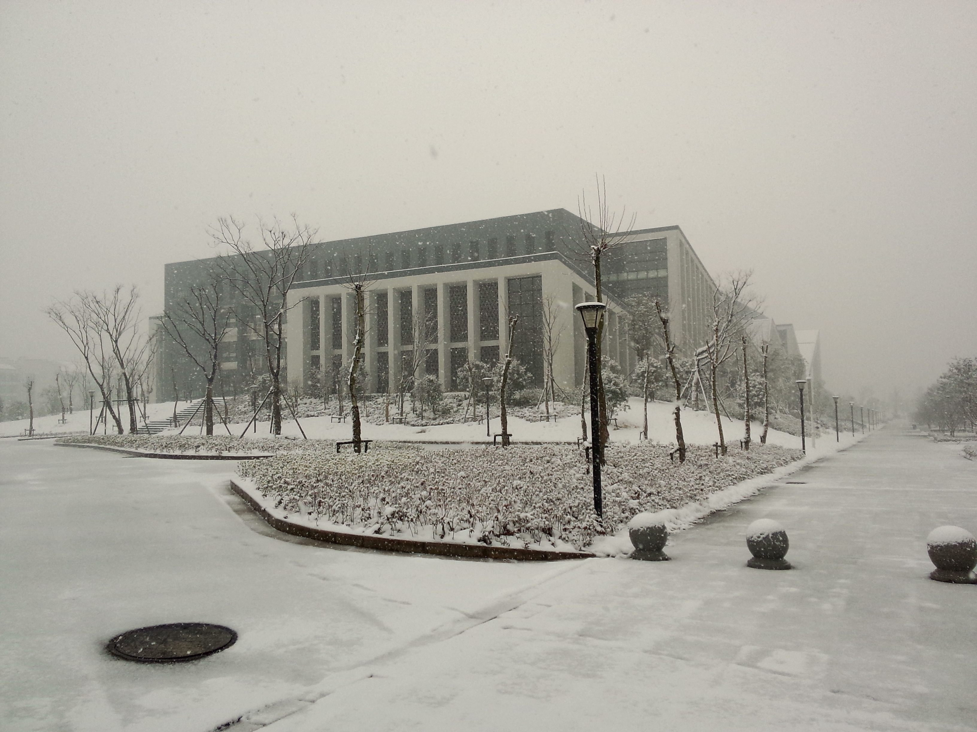 合肥工业大学宣城校区雪景【2016.1.22】
