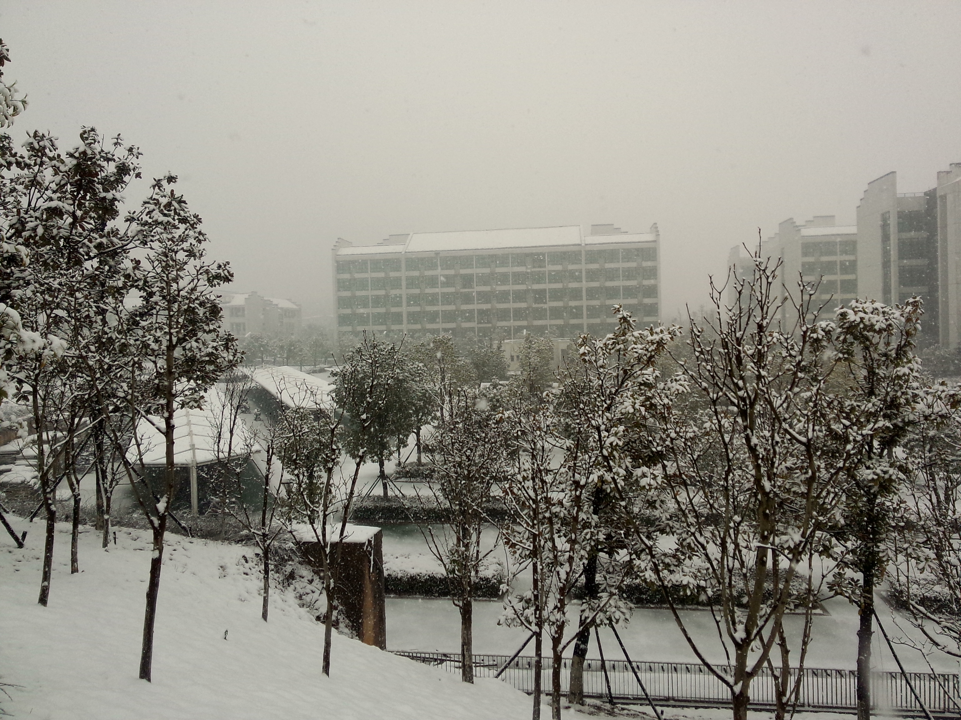 合肥工业大学宣城校区雪景【2016.1.22】
